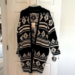 Aztec Print Sweater